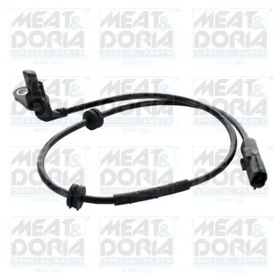 Sensor, Raddrehzahl Hinterachse links MEAT & DORIA 90662