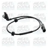 Sensor, Raddrehzahl Hinterachse links MEAT & DORIA 90662