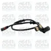 Sensor, Raddrehzahl Vorderachse links MEAT & DORIA 90673