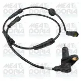 Sensor, Raddrehzahl MEAT & DORIA 90677