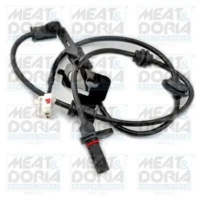 Sensor, Raddrehzahl Hinterachse links MEAT & DORIA 90682 Bild Sensor, Raddrehzahl Hinterachse links MEAT & DORIA 90682