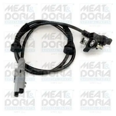 Sensor, Raddrehzahl Hinterachse rechts Hinterachse links MEAT & DORIA 90694 Bild Sensor, Raddrehzahl Hinterachse rechts Hinterachse links MEAT & DORIA 90694