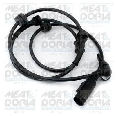Sensor, Raddrehzahl Vorderachse rechts Vorderachse links MEAT & DORIA 90697 Bild Sensor, Raddrehzahl Vorderachse rechts Vorderachse links MEAT & DORIA 90697
