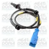 Sensor, Raddrehzahl Hinterachse rechts Hinterachse links MEAT & DORIA 90700