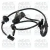 Sensor, Raddrehzahl Hinterachse links MEAT & DORIA 90709