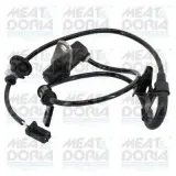 Sensor, Raddrehzahl Hinterachse links MEAT & DORIA 90709