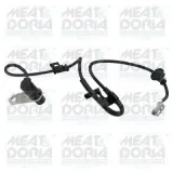 Sensor, Raddrehzahl Hinterachse rechts MEAT & DORIA 90710