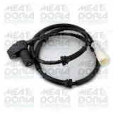 Sensor, Raddrehzahl Hinterachse rechts Hinterachse links MEAT & DORIA 90725