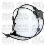 Sensor, Raddrehzahl MEAT & DORIA 90730