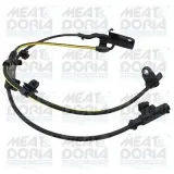 Sensor, Raddrehzahl MEAT & DORIA 90731