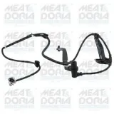 Sensor, Raddrehzahl Vorderachse rechts MEAT & DORIA 90733