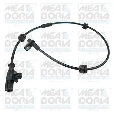 Sensor, Raddrehzahl Hinterachse rechts Hinterachse links MEAT & DORIA 90737 Bild Sensor, Raddrehzahl Hinterachse rechts Hinterachse links MEAT & DORIA 90737