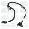Sensor, Raddrehzahl Vorderachse links MEAT & DORIA 90740
