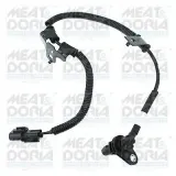 Sensor, Raddrehzahl Vorderachse links MEAT & DORIA 90740