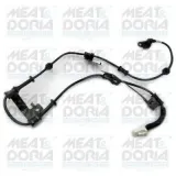 Sensor, Raddrehzahl MEAT & DORIA 90744