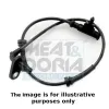 Sensor, Raddrehzahl Hinterachse rechts MEAT & DORIA 90754E