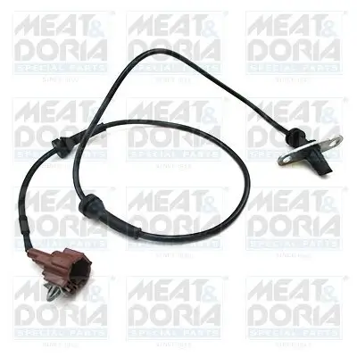 Sensor, Raddrehzahl MEAT & DORIA 90756E