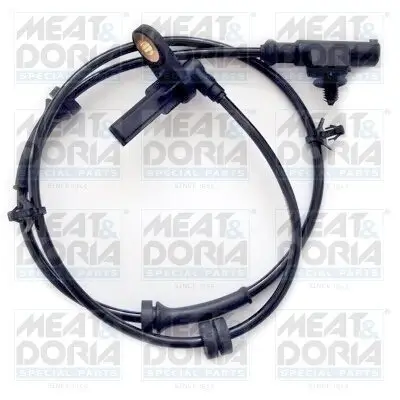 Sensor, Raddrehzahl Hinterachse links MEAT & DORIA 90760 Bild Sensor, Raddrehzahl Hinterachse links MEAT & DORIA 90760