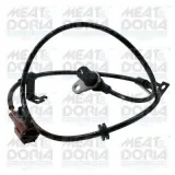 Sensor, Raddrehzahl MEAT & DORIA 90777