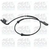 Sensor, Raddrehzahl Hinterachse rechts Hinterachse links MEAT & DORIA 90787