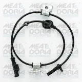Sensor, Raddrehzahl Vorderachse links MEAT & DORIA 90796