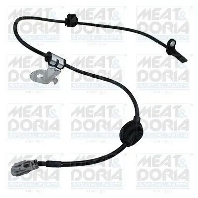 Sensor, Raddrehzahl Vorderachse rechts MEAT & DORIA 90807