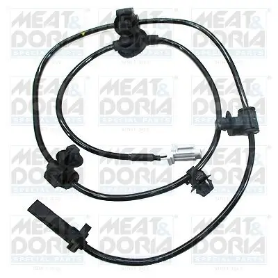 Sensor, Raddrehzahl Hinterachse links MEAT & DORIA 90808