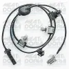 Sensor, Raddrehzahl Hinterachse rechts MEAT & DORIA 90813