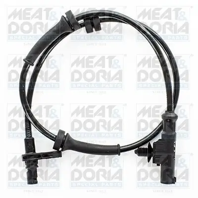 Sensor, Raddrehzahl Hinterachse rechts MEAT & DORIA 90816