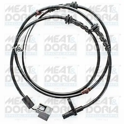 Sensor, Raddrehzahl Hinterachse links MEAT & DORIA 90818