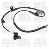 Sensor, Raddrehzahl Vorderachse rechts MEAT & DORIA 90838