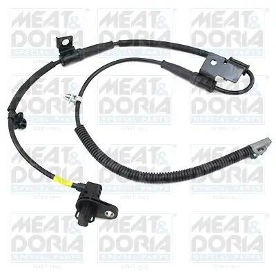 Sensor, Raddrehzahl Vorderachse rechts MEAT & DORIA 90838 Bild Sensor, Raddrehzahl Vorderachse rechts MEAT & DORIA 90838