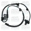 Sensor, Raddrehzahl Vorderachse links MEAT & DORIA 90851E