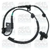 Sensor, Raddrehzahl MEAT & DORIA 90851E