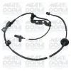 Sensor, Raddrehzahl Hinterachse rechts MEAT & DORIA 90858E
