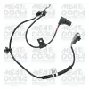Sensor, Raddrehzahl Vorderachse rechts MEAT & DORIA 90862