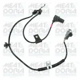 Sensor, Raddrehzahl Vorderachse rechts MEAT & DORIA 90862