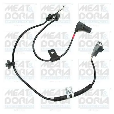 Sensor, Raddrehzahl Vorderachse rechts MEAT & DORIA 90862 Bild Sensor, Raddrehzahl Vorderachse rechts MEAT & DORIA 90862