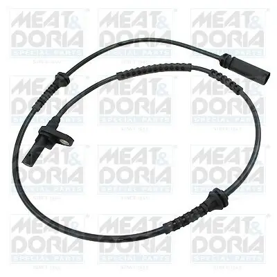 Sensor, Raddrehzahl Vorderachse rechts Vorderachse links MEAT & DORIA 90865