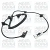 Sensor, Raddrehzahl Vorderachse rechts Vorderachse links MEAT & DORIA 90868E