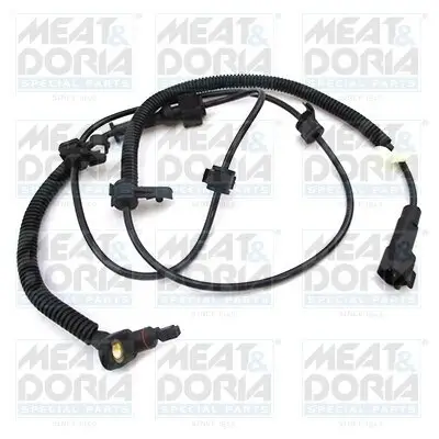 Sensor, Raddrehzahl Vorderachse rechts MEAT & DORIA 90870E