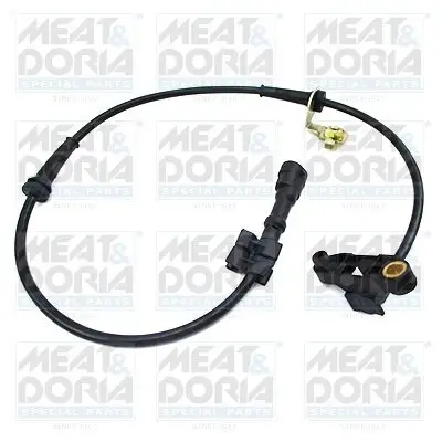 Sensor, Raddrehzahl Vorderachse links MEAT & DORIA 90879E