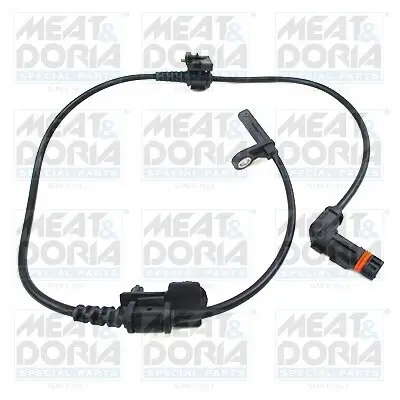 Sensor, Raddrehzahl Vorderachse rechts Vorderachse links MEAT & DORIA 90884E