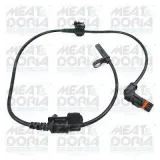 Sensor, Raddrehzahl Vorderachse rechts Vorderachse links MEAT & DORIA 90884E