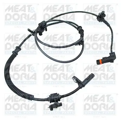 Sensor, Raddrehzahl Hinterachse links MEAT & DORIA 90885E