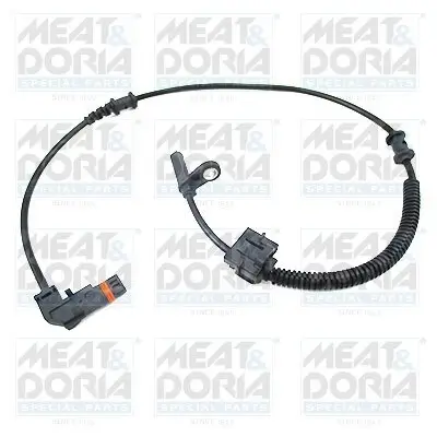 Sensor, Raddrehzahl Hinterachse rechts MEAT & DORIA 90886E