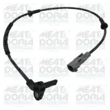 Sensor, Raddrehzahl MEAT & DORIA 90887