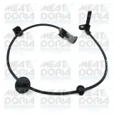 Sensor, Raddrehzahl MEAT & DORIA 90888