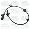 Sensor, Raddrehzahl Hinterachse rechts MEAT & DORIA 90889