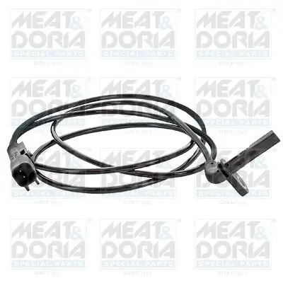 Sensor, Raddrehzahl Hinterachse links MEAT & DORIA 90893